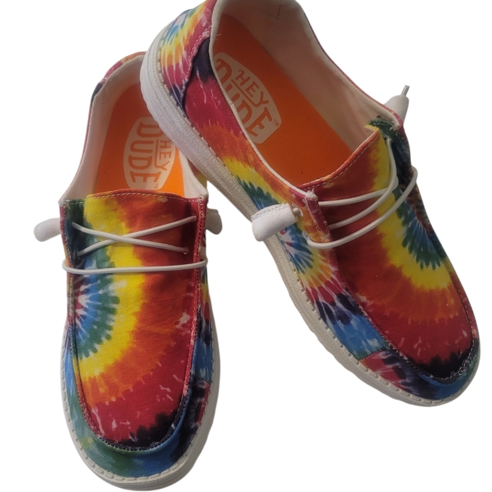 Hey Dude Womens Low Tops (Mandala Tie Dye)